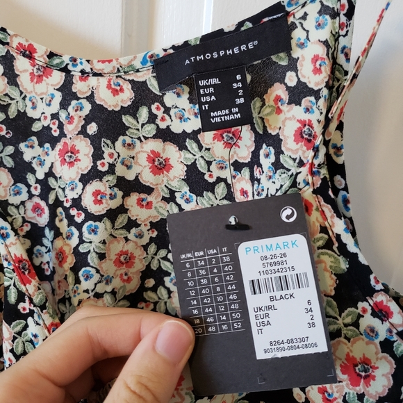 Primark Floral Tank Top - Picture 2 of 2